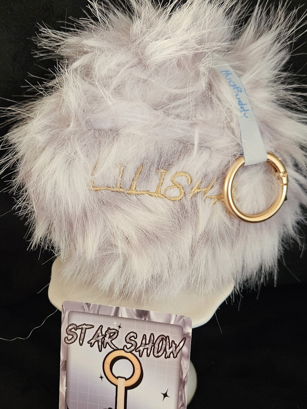 nwt Lilisha Star Show- pendat back pocket for Headphones Face and Purple Glasses - Picture 2 of 2